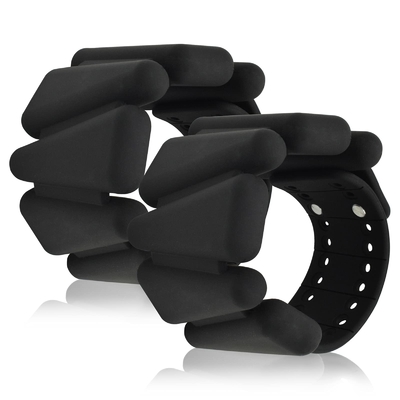 La cheville portable réglable de poignet pèse le yoga Barre Pilates Cardio Aerobics 2 ensembles 2lb 4lb