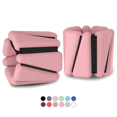 La cheville portable réglable de poignet pèse le yoga Barre Pilates Cardio Aerobics 2 ensembles 2lb 4lb