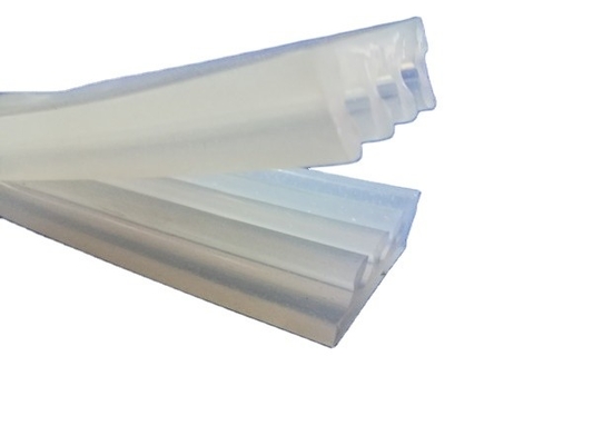 Tuyauterie claire non-toxique en caoutchouc de silicone