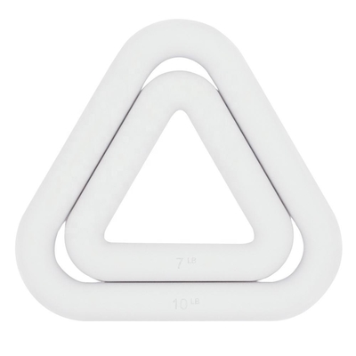 Les haltères de silicone de musculation de forme physique de 7LB 10LB pèlent amical