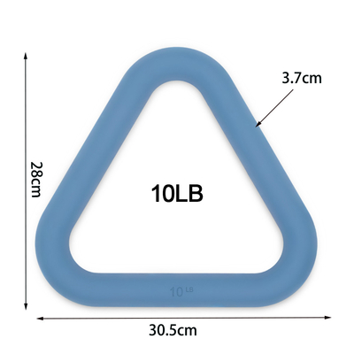 Puissance libre Ring Dumbbells de poids de Kettlebell de triangle d'ensemble d'haltère de silicone