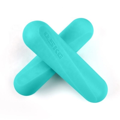 Les haltères faites sur commande de fonte de silicone de musculation de forme physique de gymnase place la perte de poids