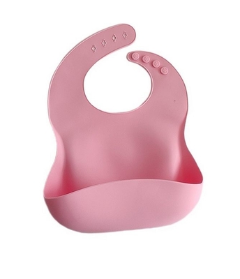 Les bavoirs mous libres de silicone de BPA imperméabilisent le bavoir confortable lavable de bébé pour l'alimentation