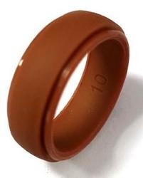 Silicone épousant des fiançailles Ring Finger Ring For Men et le logo fait sur commande de femmes