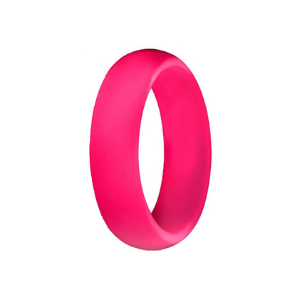Anneaux faits sur commande élégants de silicone de femmes avec les anneaux de mariage chics instantanés fins de silicone