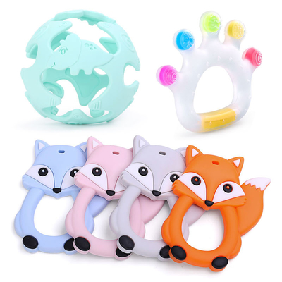 Dentition écologique Ring Toys Wear Resistant du caoutchouc naturel d'OIN
