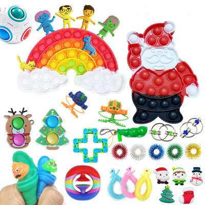 Les jouets éducatifs en caoutchouc de silicone de bébé d'OEM ignifugent flexible antiusure