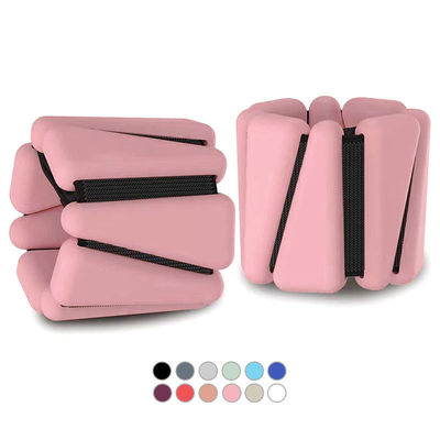 La cheville portable réglable de poignet pèse le yoga Barre Pilates Cardio Aerobics 2 ensembles 2lb 4lb