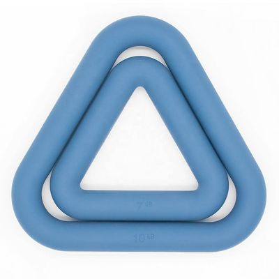 Puissance libre Ring Dumbbells de poids de Kettlebell de triangle d'ensemble d'haltère de silicone