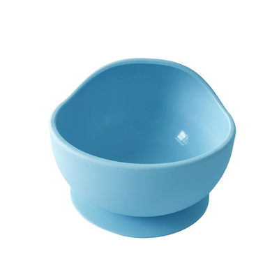 Ensemble matériel de cuillère de cuvette de bébé de silicium de vaisselle d'aliment pour bébé de silicone de catégorie comestible